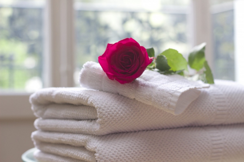 chambre-hote-LANTOSQUE-min_towel_rose_clean_care_salon_spa_white_bath-731641